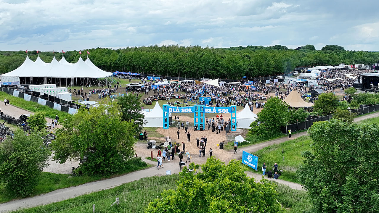 BLÅ SOL - foto af plads på Nordre Fælled
